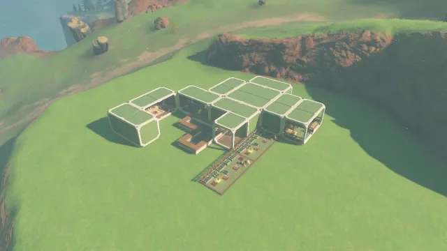 Extérieur d'une maison relaxante dans The Legend of Zelda : Tears of the Kingdom.