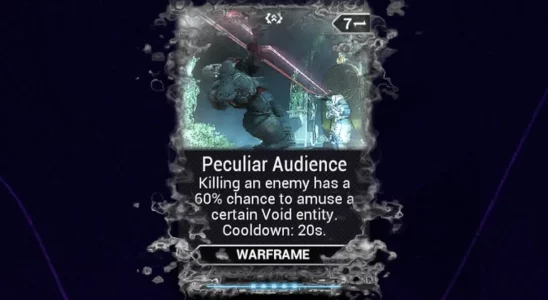 What is Peculiar Audience in Warframe?