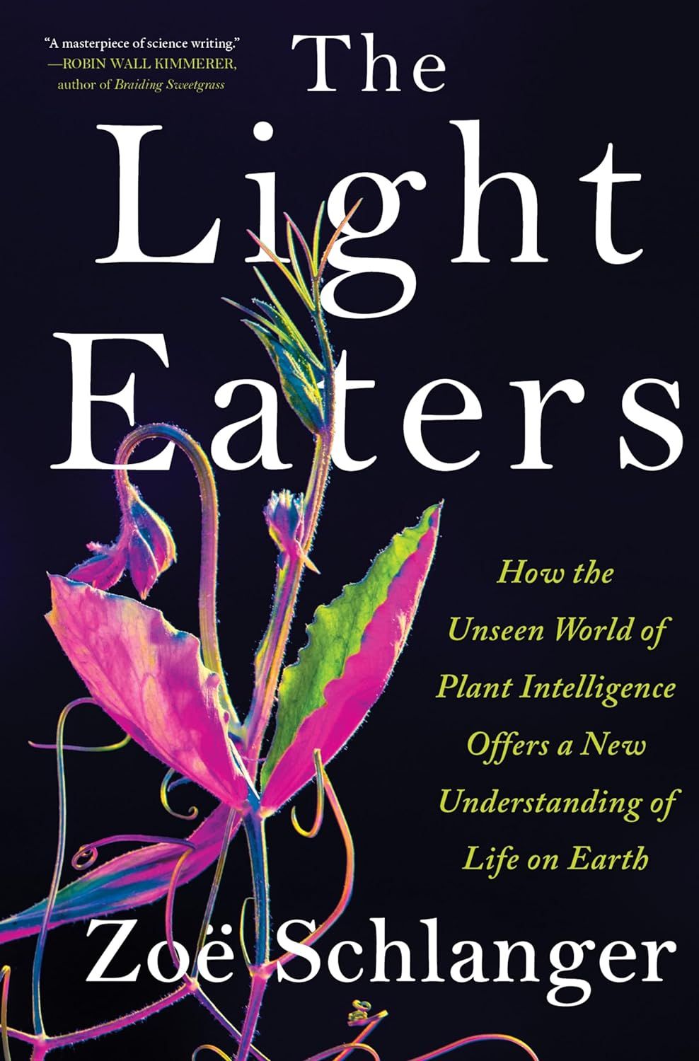 un graphique de la couverture de The Light Eaters