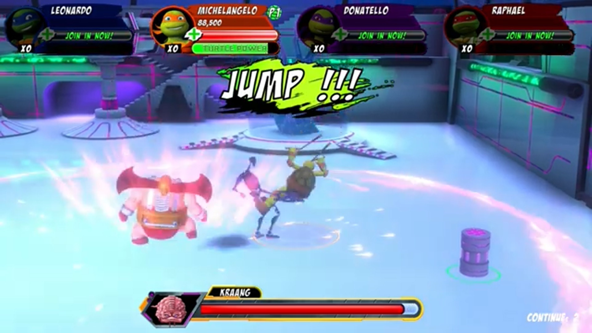 Teenage Mutant Ninja Turtles Arcade : Wrath of the Mutants, Beat 'em Up, Arcade, Port, Coopération, Combats, NoobFeed, Cradle Games, GameMill Entertainment