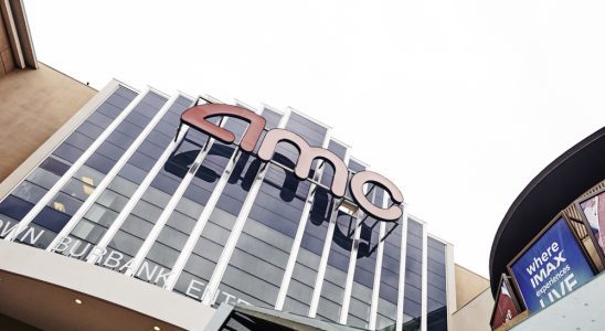 AMC Theatres is photographed by Michael Buckner during the latest lockdown due to the rising cases of Covid-19 on December 7, 2020 in Burbank, California.