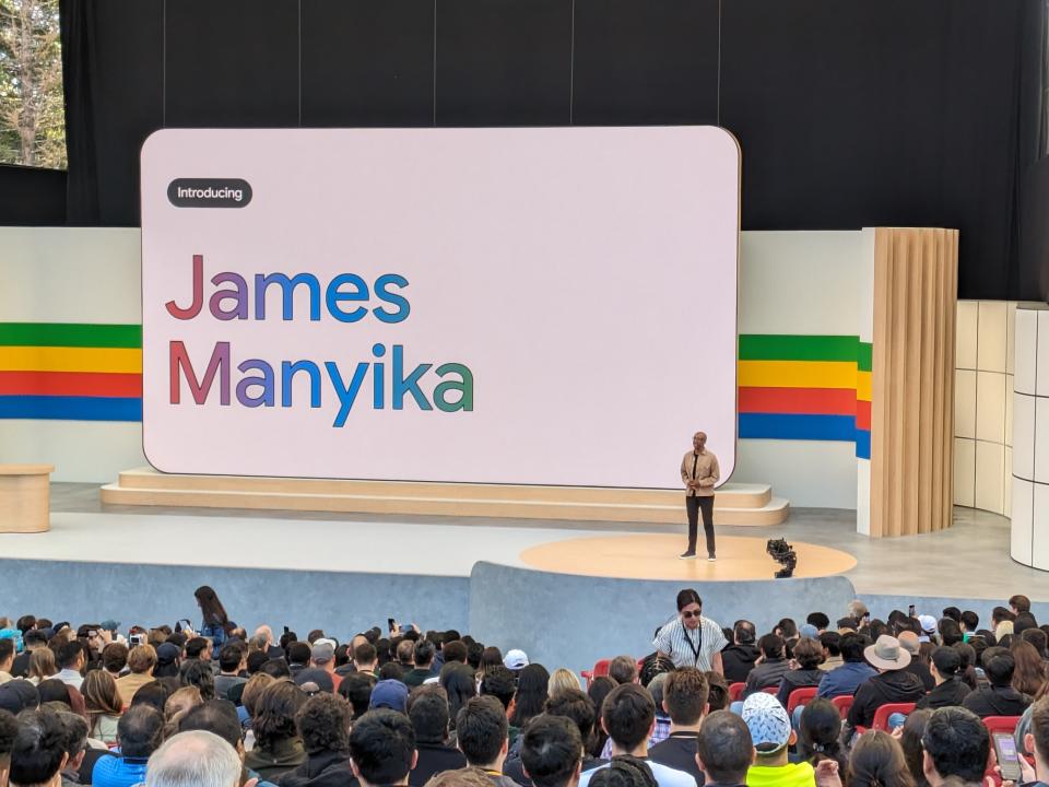 James Manyika à Google I/O 2024 parle de l'éthique et de la responsabilité de l'IA.