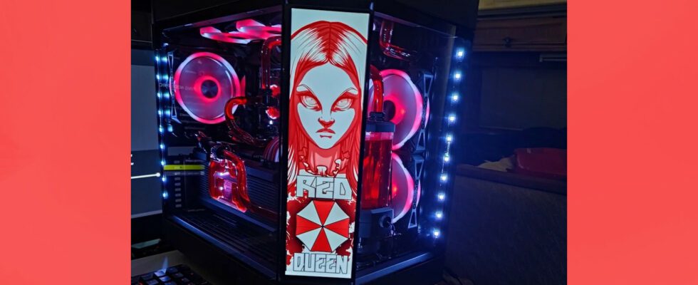 La Reine Rouge a repris ce PC de jeu Resident Evil alimenté par AMD
