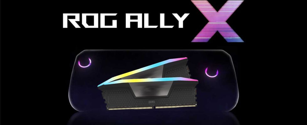 Le nouveau ROG Ally X d'Asus a 50 % de RAM en plus que Steam Deck, pour des raisons