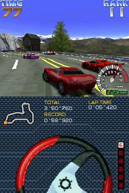 Capture d'écran du Ridge Racer DS