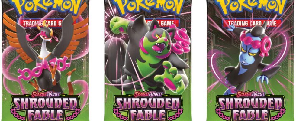 pokemon scarlet and violet shrouded fable set boosters
