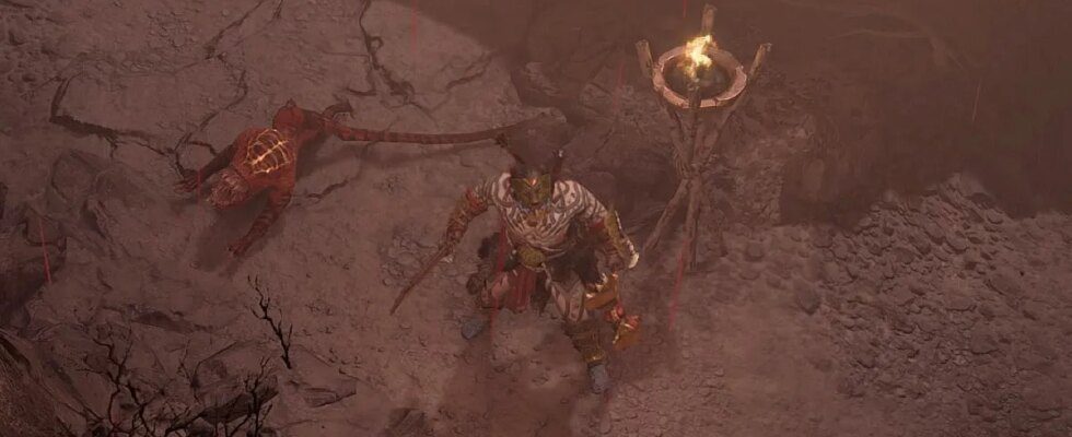 Helltide fight in Diablo 4.
