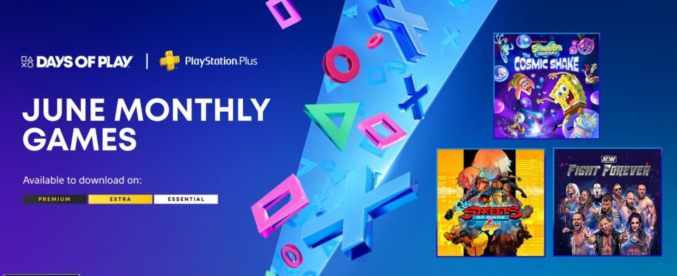 Jeux mensuels PlayStation Plus ;  Annonce des titres bonus du catalogue de jeux, du catalogue PS VR2 et du catalogue PS2 Classics pour juin 2024