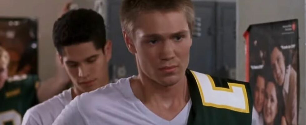 A screenshot of Chad Michael Murray as Austin in A Cinderella Story.