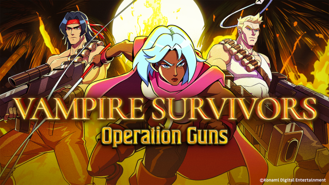 Vampire Survivants Opération Guns Keyart