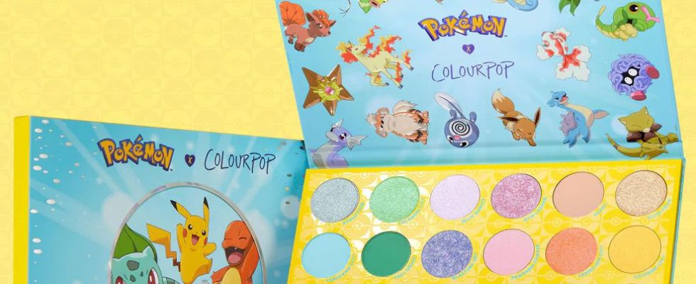 La nouvelle collection Pokémon de ColourPop vous donnera envie de tous les attraper