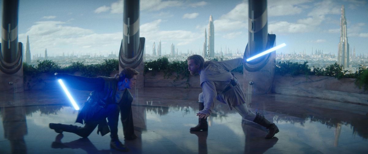 Obi-Wan et Anakin s'affrontent dans un flashback de la série Disney Plus Obi-Wan Kenobi