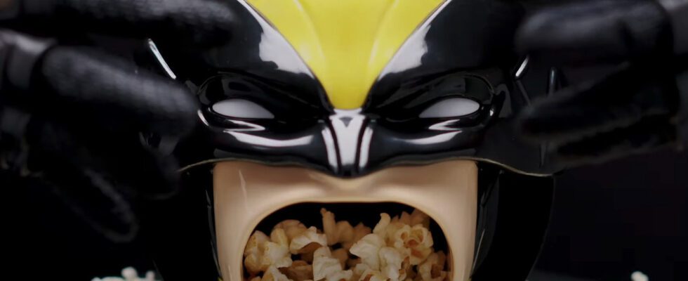 Le seau à pop-corn Deadpool et Wolverine est là, et c'est bouleversant