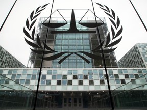 Le bâtiment de la Cour pénale internationale.