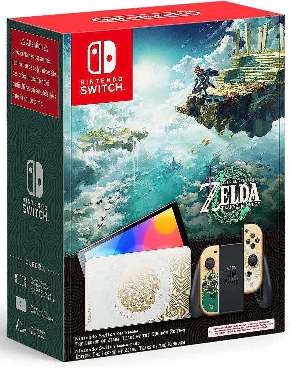 Nintendo Switch (modèle OLED) Zelda : Tears of the Kingdom Édition Limitée
