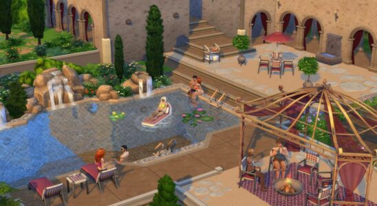 Les prochains kits des Sims 4 se concentrent sur le luxe au bord de la piscine et les repas de bistro cosy