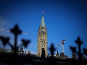 La Tour de la Paix sur la Colline du Parlement à Ottawa.