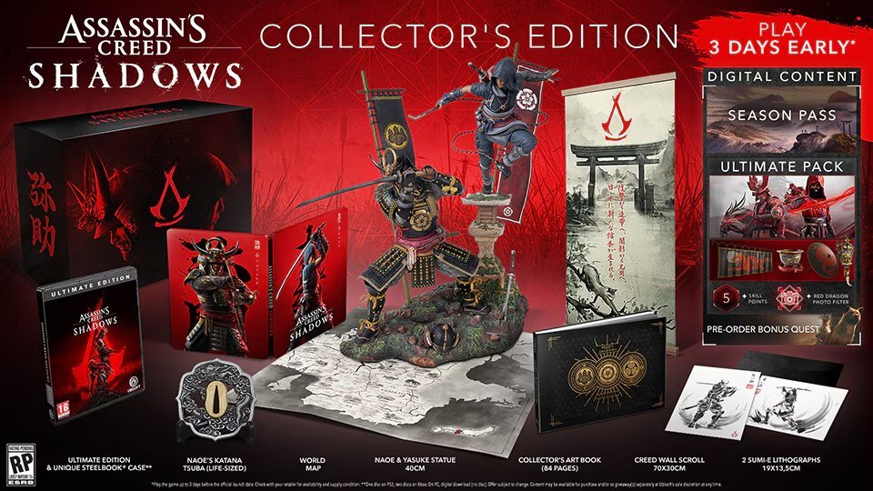 Assassin's Creed Shadows Édition Collector