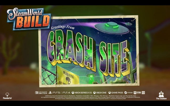 Mise à jour du site de crash de SteamWorld Build