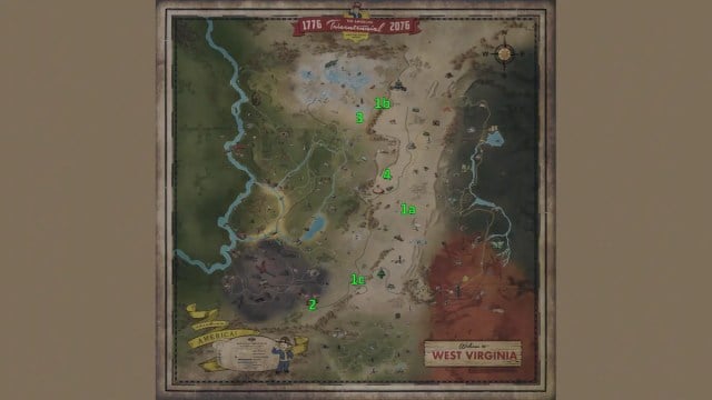 Emplacements des terminaux piratables de niveau trois de Fallout 76
