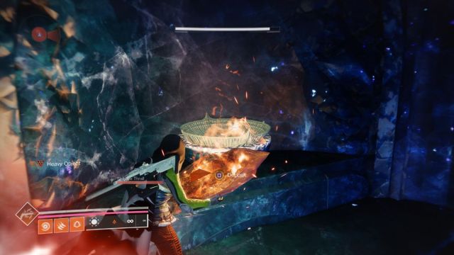 Cristal solaire déposé dans Destiny 2