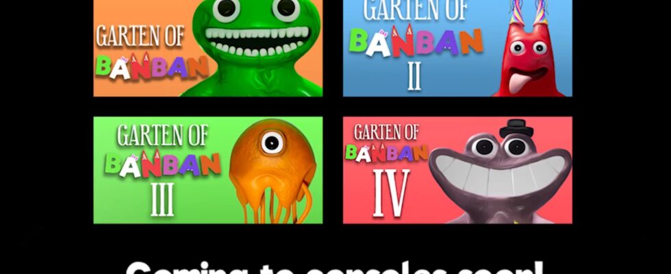 Les jeux d'horreur Garten of Bantan I, II, III et IV arrivent sur Switch