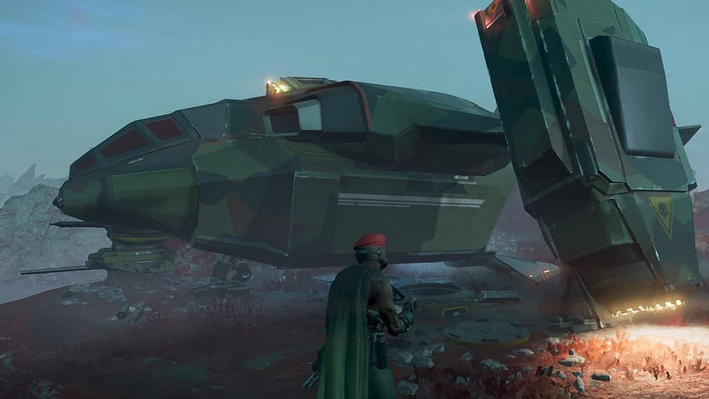Camouflage Helldivers 2 Pelican-1 Shuttle