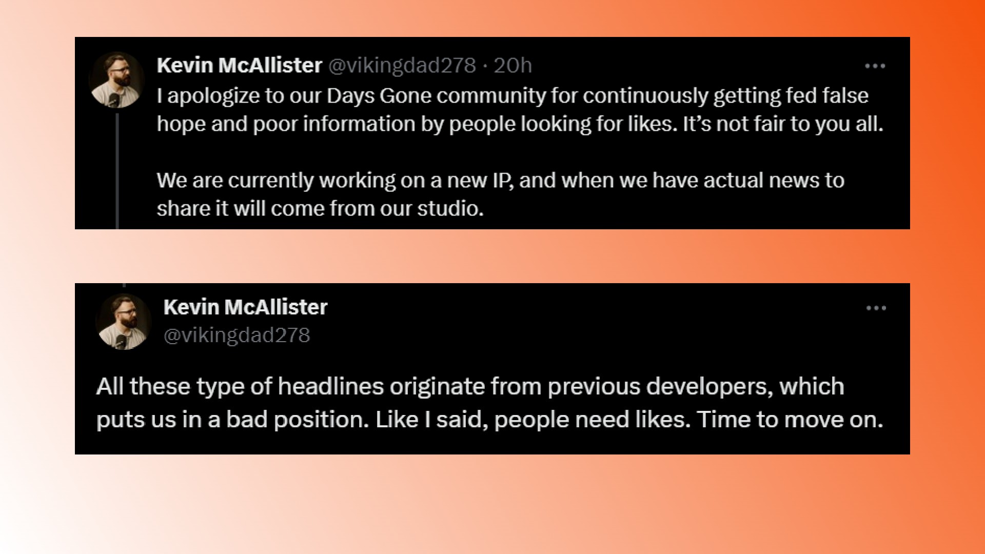 Days Gone 2 ne verra pas le jour : un commentaire d'un développeur de Bend Studio à propos d'une suite du RPG de survie zombie Days Gone