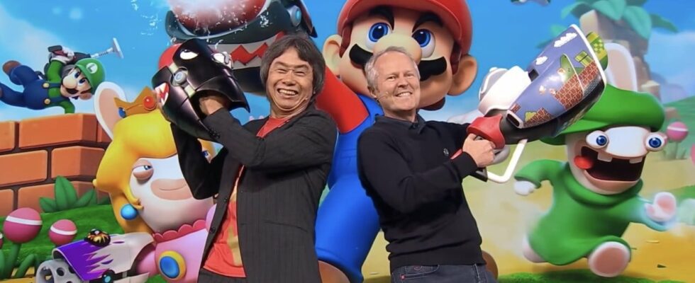 Aléatoire : Nintendo hésitait au départ à propos de la révélation de l'emblématique Mario + Lapins Crétins de l'E3