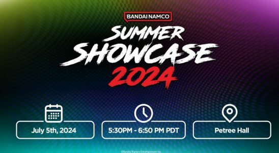 Bandai Namco Summer Showcase prévu pour le 5 juillet à Anime Expo 2024