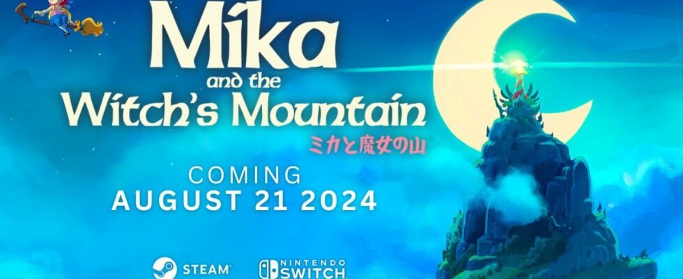 Mika and the Witch's Mountain sera lancé le 21 août sur Switch et PC, plus tard en 2024 sur PS5, Xbox Series, PS4 et Xbox One.