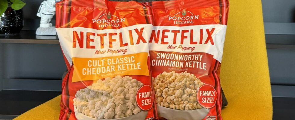 Netflix lance sa propre gamme de pop-corn pour 4,50 $ le sac Plus de variétés Les plus populaires À lire absolument Inscrivez-vous aux newsletters de variétés Plus de nos marques