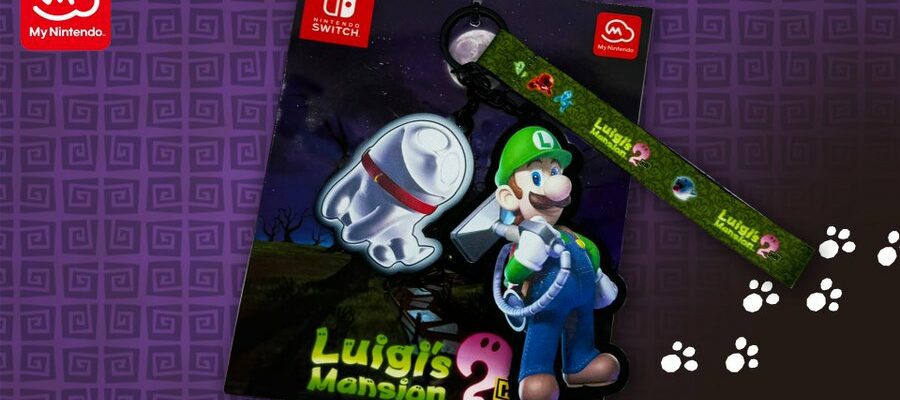 Le double porte-clés Luigi's Mansion 2 HD a été ajouté à My Nintendo