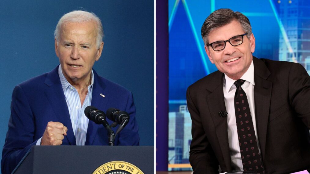 Joe Biden and George Stephanopoulos