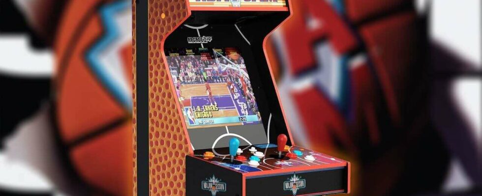 La nouvelle borne NBA Jam d'Arcade1Up est disponible en précommande sur Amazon