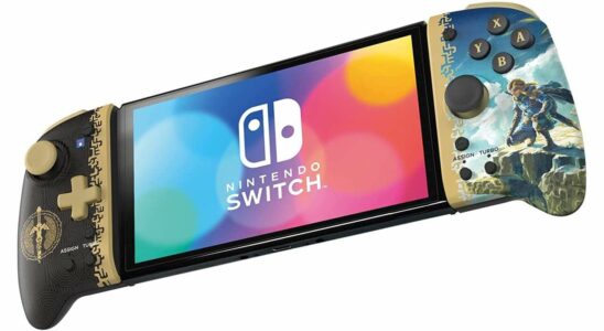 La manette Nintendo Switch à thème Zelda pour le mode portable bénéficie d'une remise importante