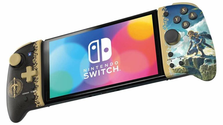 La manette Nintendo Switch à thème Zelda pour le mode portable bénéficie d'une remise importante
