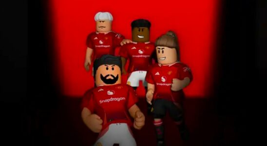 Il ne rentrera peut-être pas à la maison, mais Manchester United arrive sur Roblox