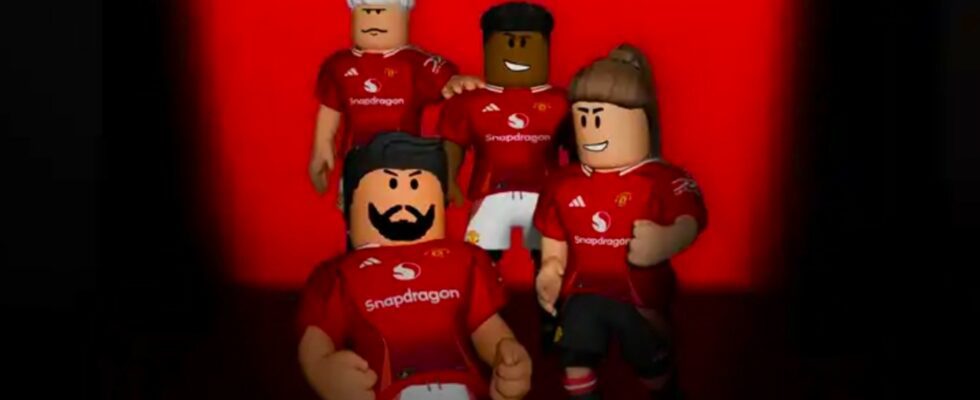 Il ne rentrera peut-être pas à la maison, mais Manchester United arrive sur Roblox