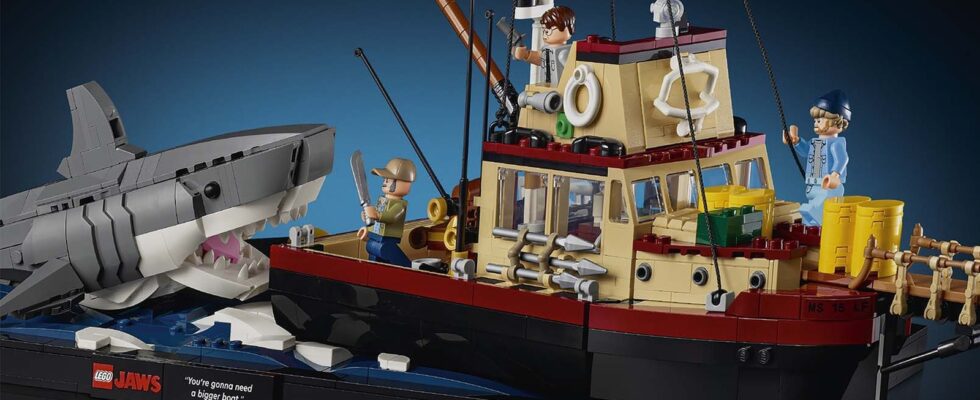 Souris, fils de brique : le nouvel ensemble LEGO Jaws construit le requin et l'orque de Steven Spielberg