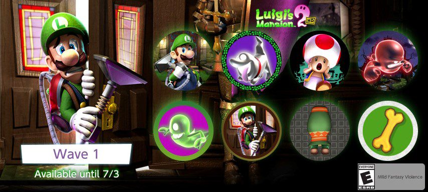 Les icônes HD de Luigi's Mansion 2 ont été ajoutées à Nintendo Switch Online