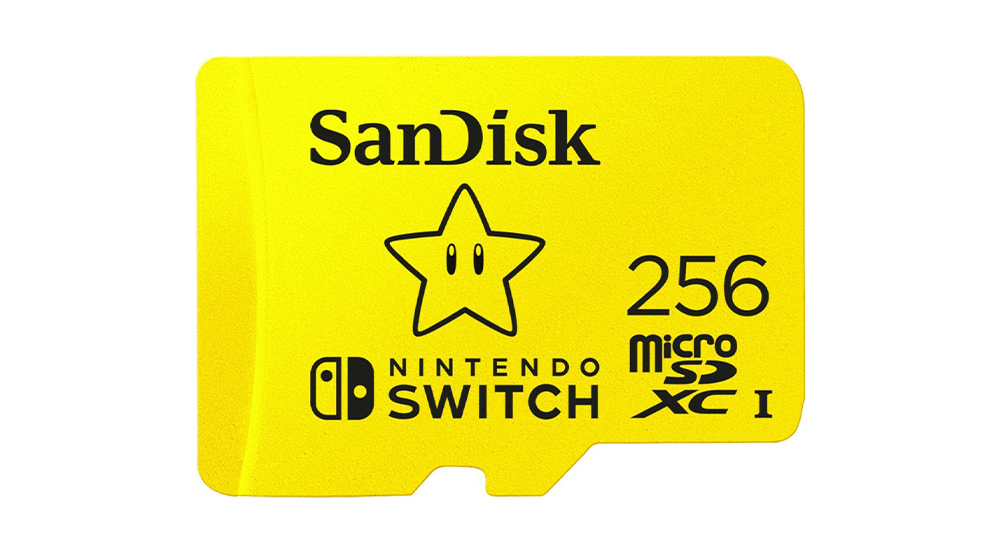 Carte MicroSDXC SanDisk 256 Go Édition Nintendo