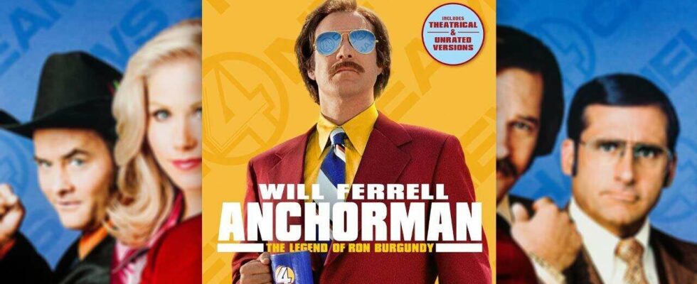 Anchorman est enfin disponible en Blu-Ray 4K, juste à temps pour le 20e anniversaire du film