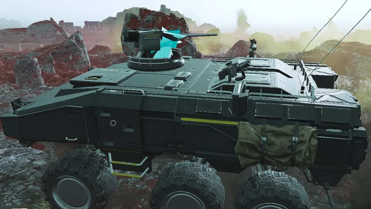 Fuites de véhicules Helldivers 2 - Une image d'un APC dans le jeu.