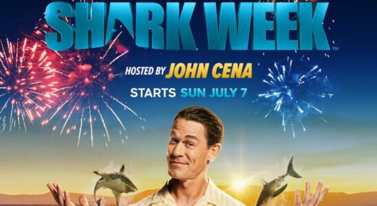John Cena on Shark Week key art