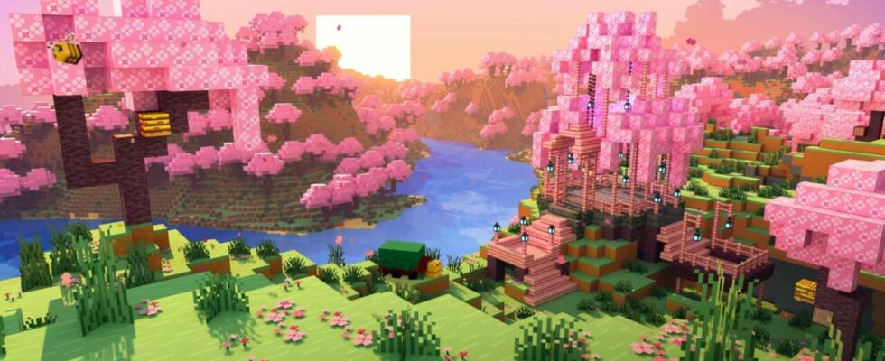 Comment trouver des fleurs de cerisier dans Minecraft