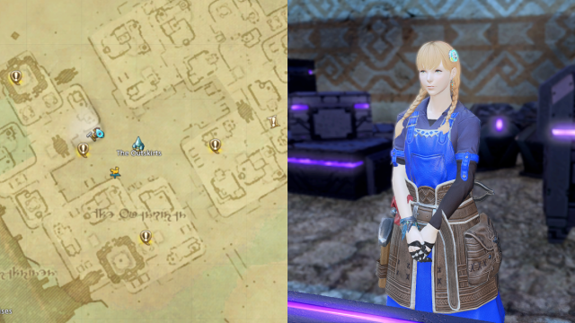 Marchand de pierres précieuses dans Heritage Found, Final Fantasy XIV