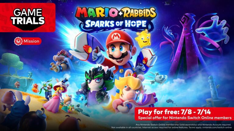 Essai du jeu en ligne Mario + Rabbids Sparks of Hope sur Nintendo Switch
