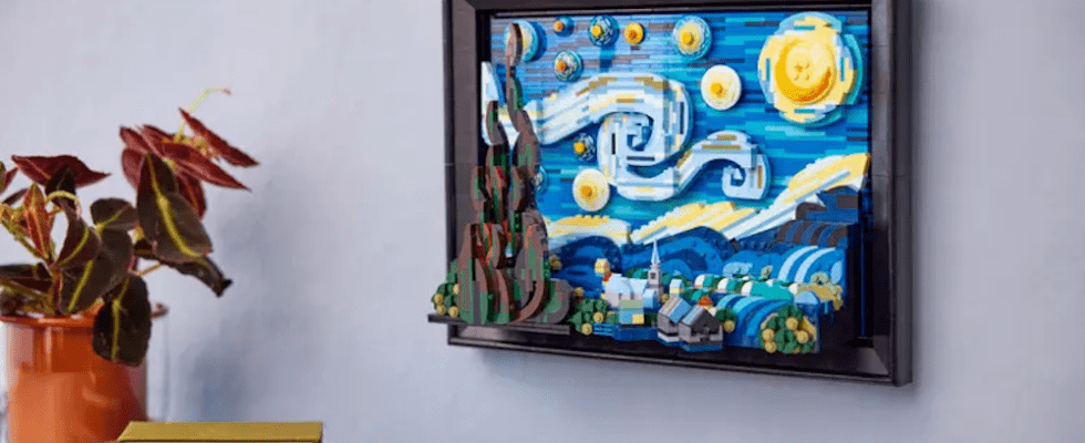 La magnifique construction murale Starry Night de Lego est en vente à un prix incroyable