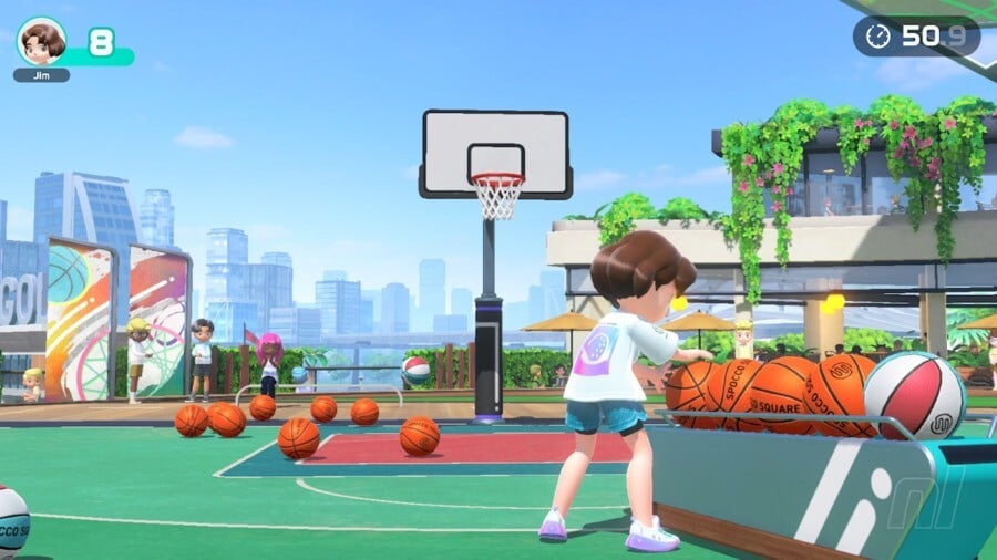 Basket-ball sportif sur Nintendo Switch